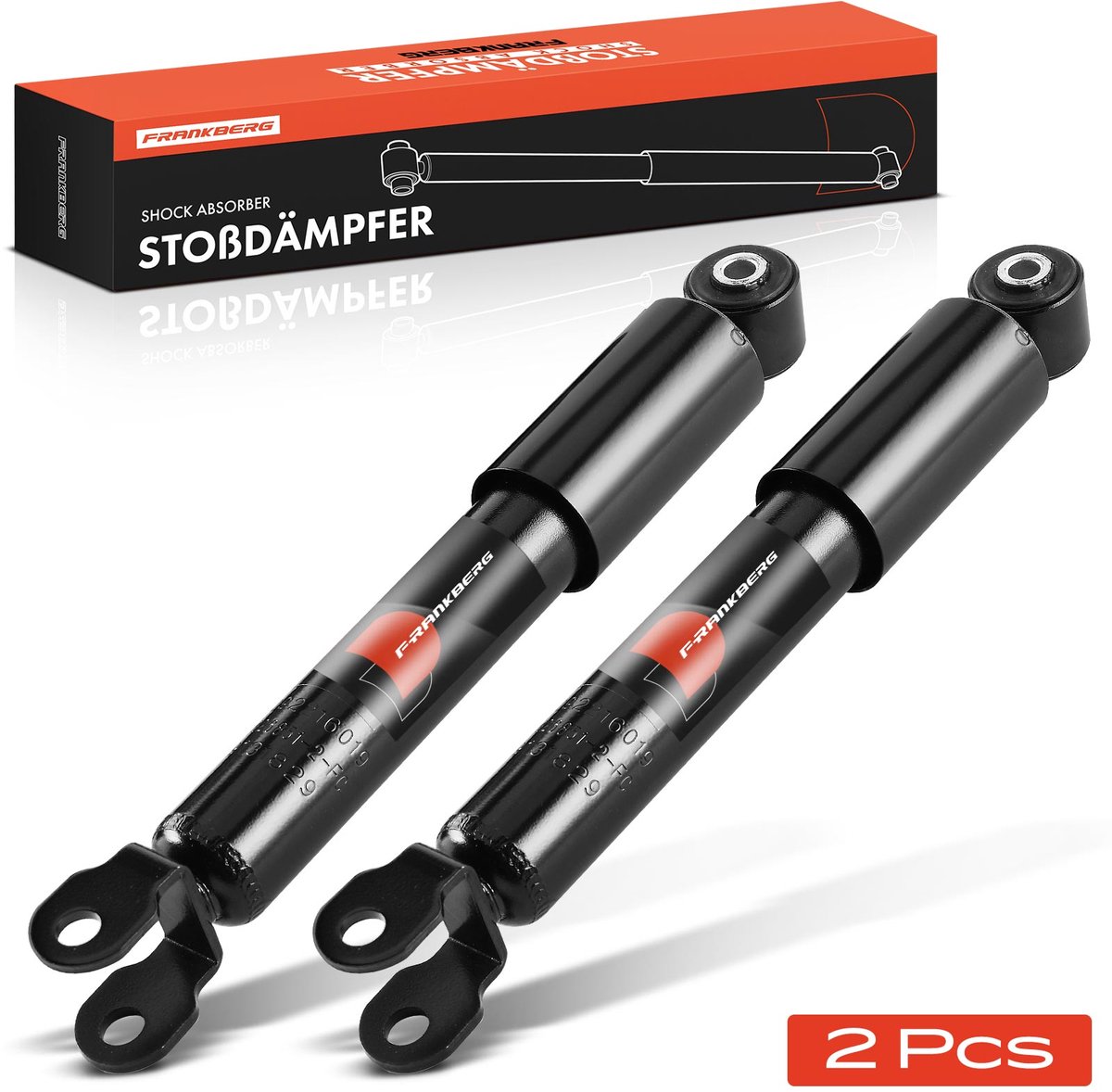 Frankberg 2x Demper Achteras voor Alfa Romeo