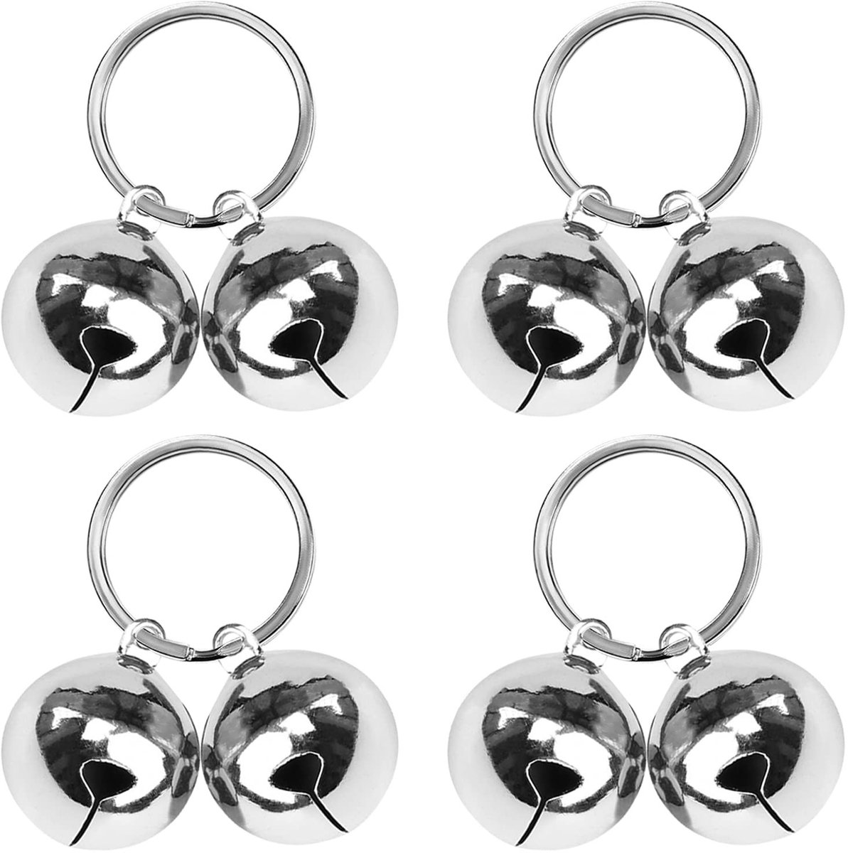 ONF3 - Huisdier klokken tracker - Vintage belletjes - Handgemaakt - Kleine hondenhalsband accessoires - Metaal - Geschikt voor katten en kleine ...