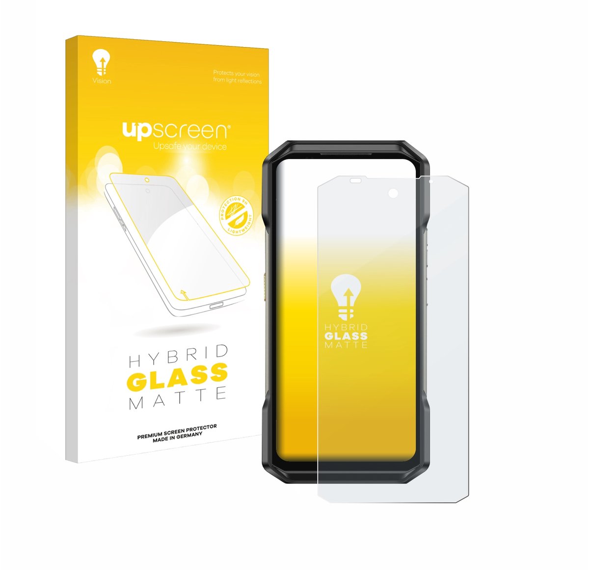 upscreen - Screenprotector voor Ulefone Armor 27 - Folie Beschermfolie Beschermglas matte