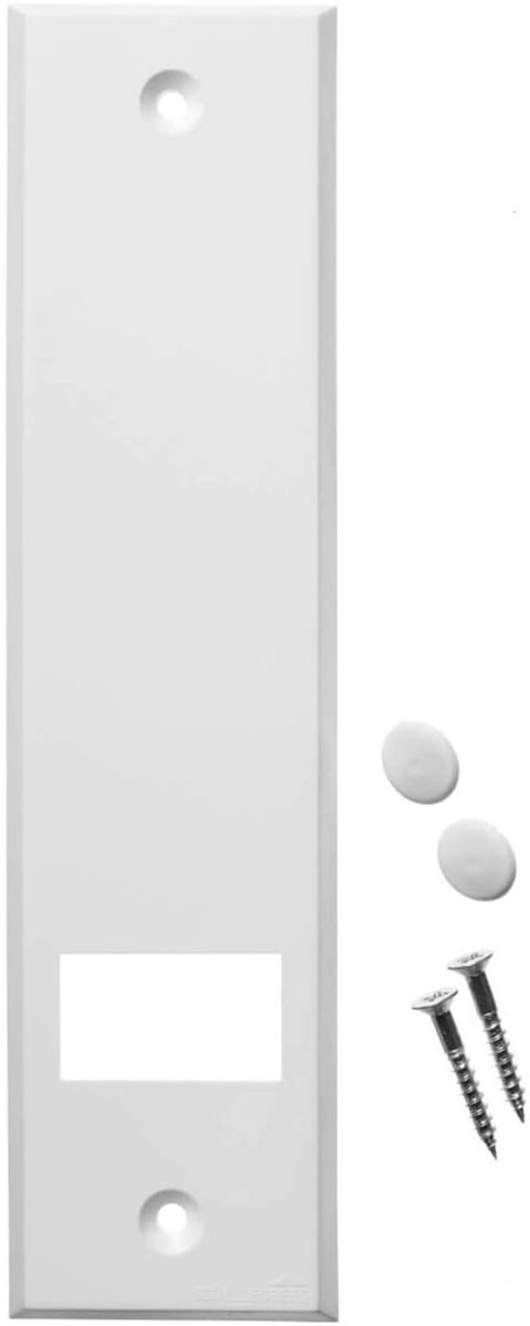 Schellenberg 53603 Afdekkapje voor rolgordijnband, gatenafstand 18,5 cm, standaard maxi, voor bandoprollers en verzonken oprollers, wit