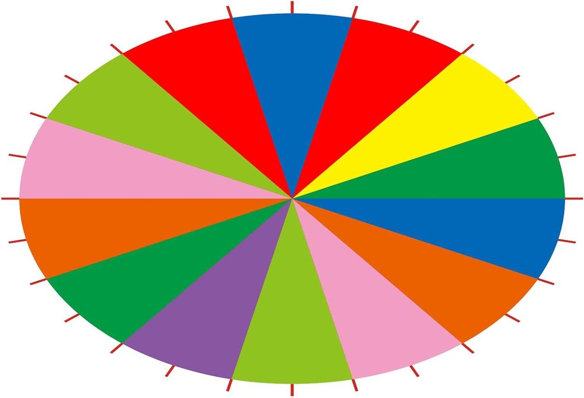 Speel Parachute - Buiten Spel - Groepsactiviteit Kinderen - Versterkt Teamgeest - 6 Meter - Regenboog