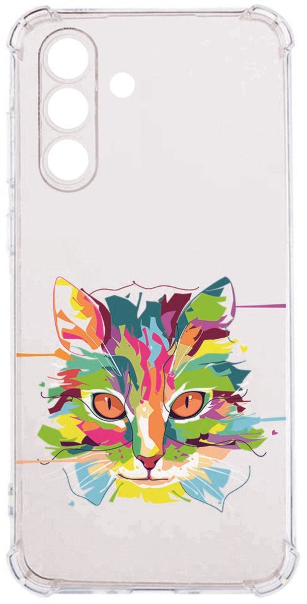 Samsung Galaxy A26 Flexibele back cover Cat Color Schokbestendig