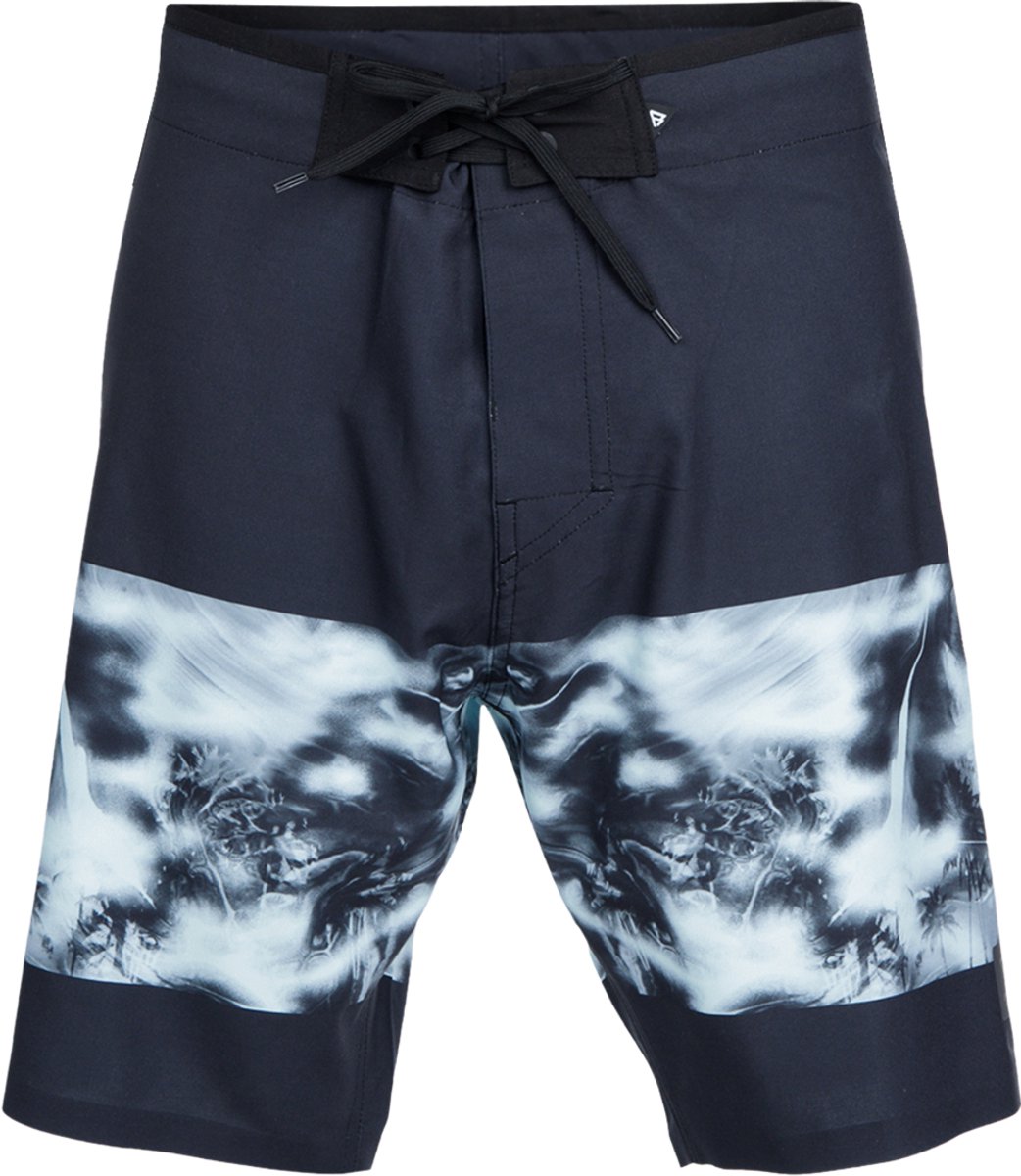 Brunotti Quinn Boardshort Pirate Zwembroek Boardshort voor Heren 4 Way-Stretch Sneldrogend 28 Zwart