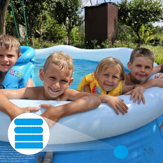 Zwembad reparatieset - PVC patches - Gaten dichten - Onderwater te gebruiken - 40 stuks - Transparant van Merkloos — afbeelding 3