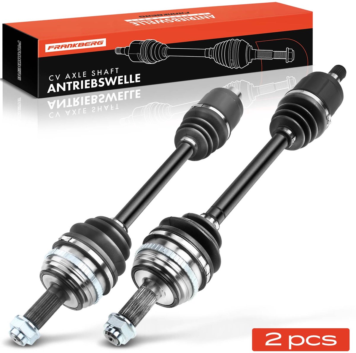 Frankberg 2x Aandrijfas Vooras voor Honda CR-V I RD