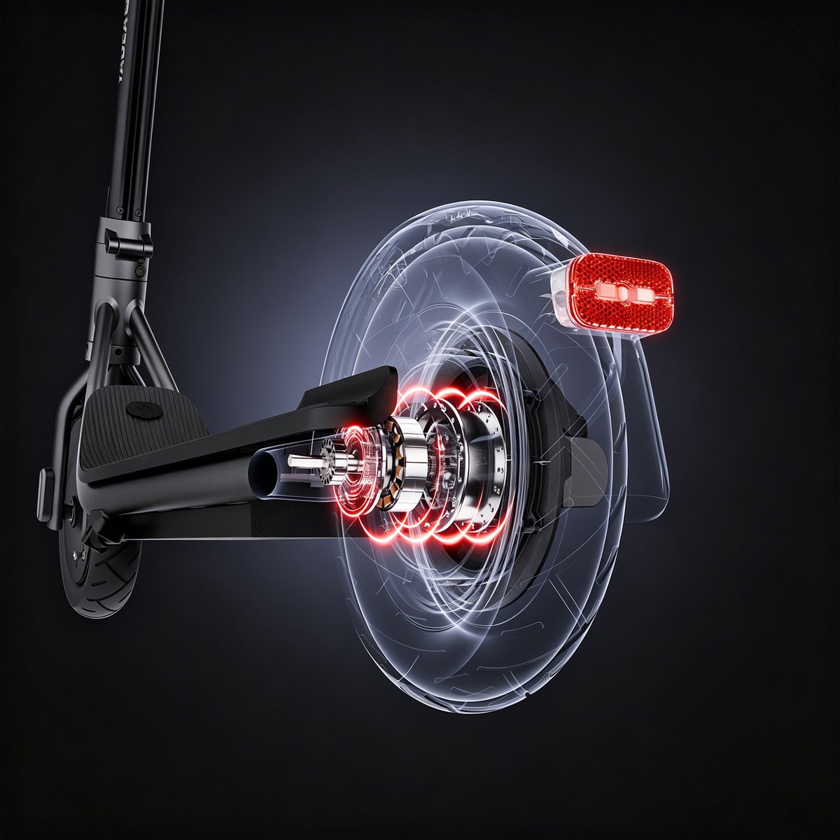 Yadea Starto Opvouwbare E-Scooter – 350W Motor, 36V 7,65Ah Accu, 30km Bereik, IPX5, 10" Banden – Zwart – foto 2