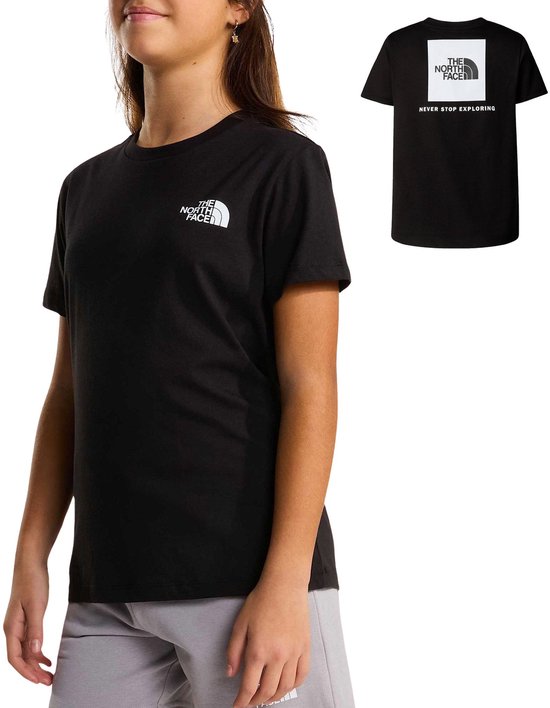 The North Face S/S Redbox T-shirt Kinderen TNF Black M