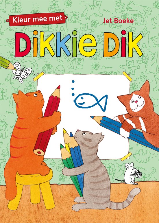 Dikkie Dik - Kleur mee met Dikkie Dik - cover