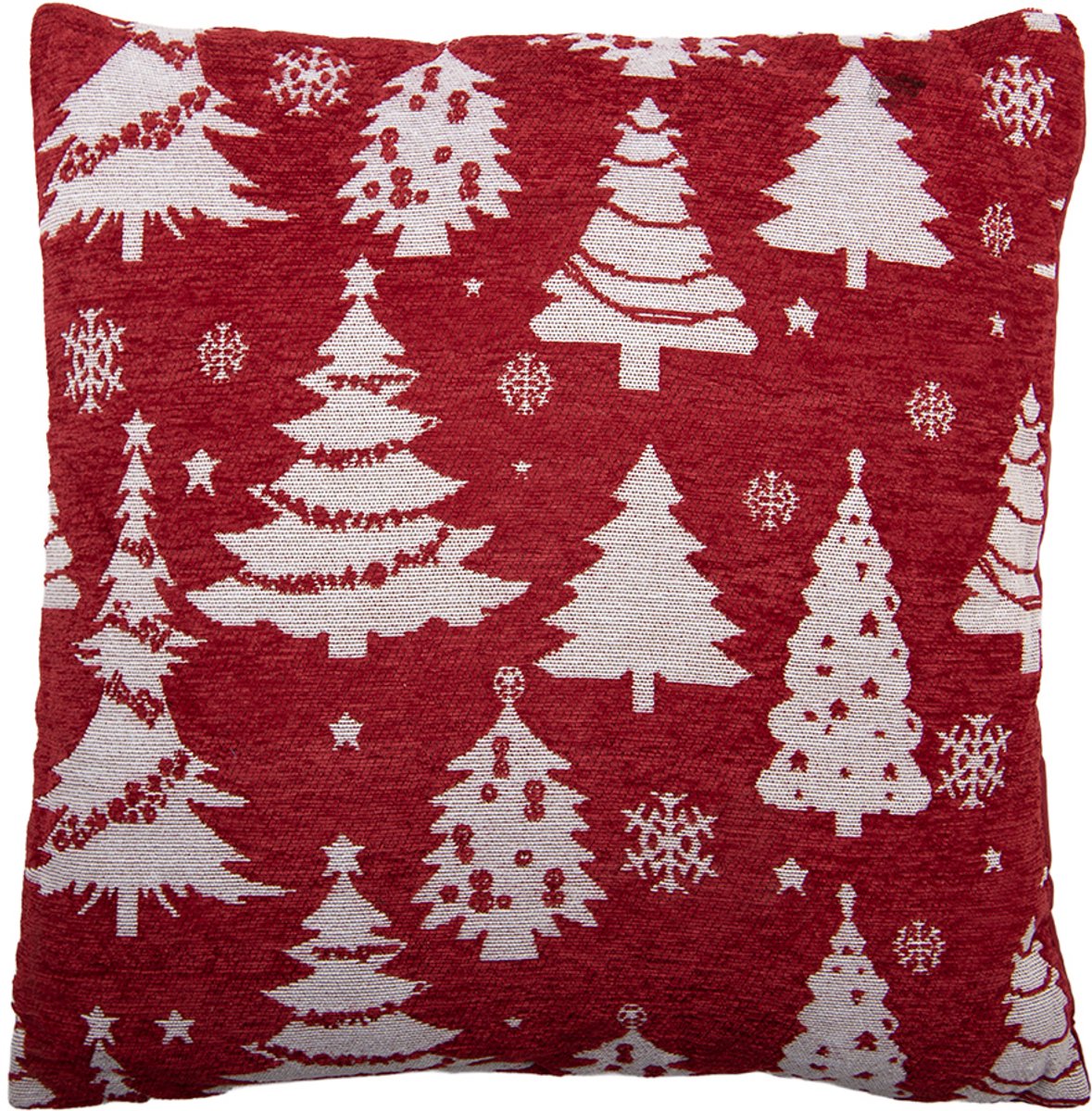 Clayre & Eef Sierkussen 44x44 cm Rood Polyester