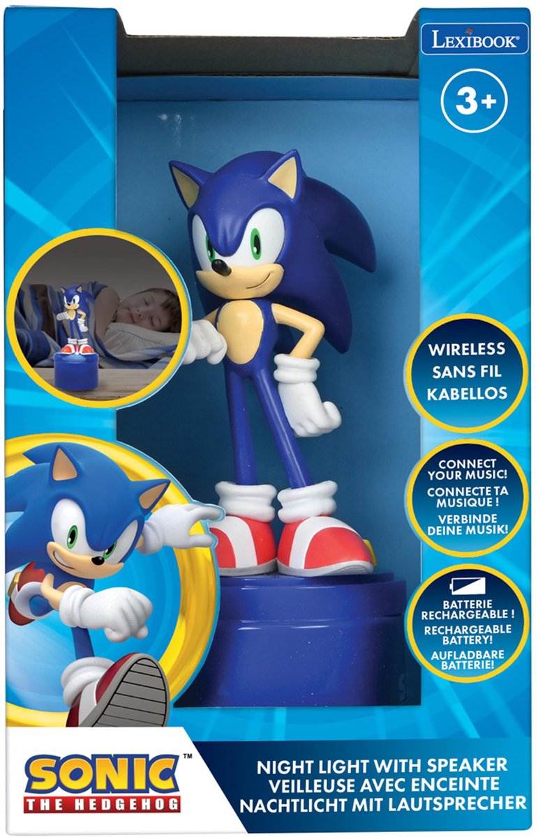 Sonic Bluetooth® Nachtlamp-Speaker met Kleurwisseling