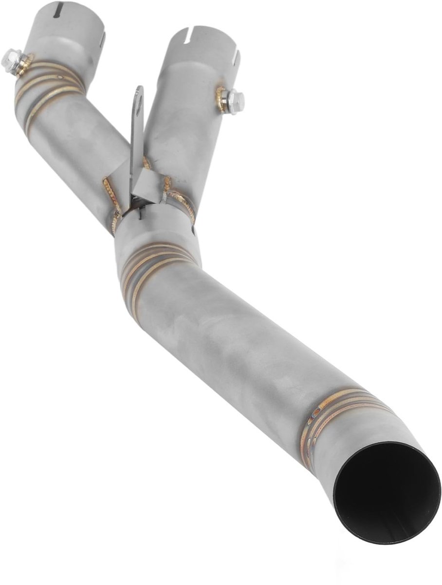 Dailygoods- Middenpijp Roestvrij staal - Uitlaatdemper - Katalysator - Adapter - Aansluitpijp - Geschikt voor MT‑10 SP/FZ‑10 2022-2023 - Uitlaatpijp
