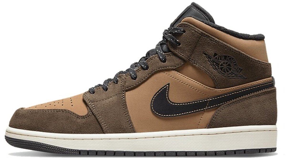Nike Nike Air Jordan 1 Mid SE Sneakers Unisex Mid-dark-chocolate