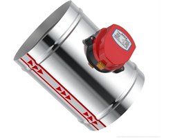 Motorized Air Slider - Ventilatieklep RVS - Luchtstroom Regelen - Zelfnivellerend - 80-125 mm - Zilverkleurig
