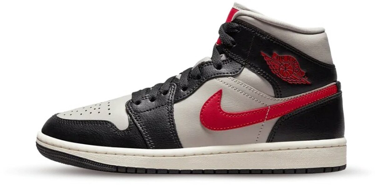 Air Jordan 1 Mid (Black College Grey) WMNS - Maat 40.5