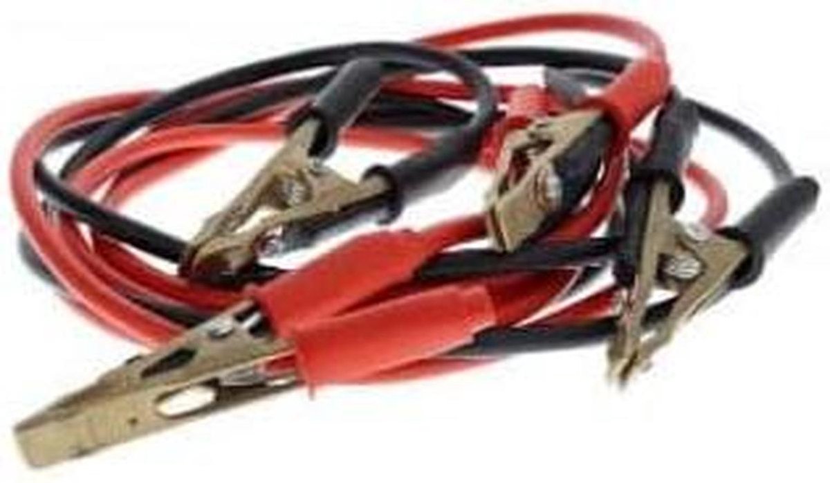 Startkabels - Autokabels - Auto Starten - 35 mm² Dikte - 3.5 Meter - Rood