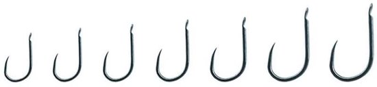 Tubertini Black Chrome Serie 800 25pcs - Sterke Barbless Haak voor Grote Vis - Maat : 10 van Tubertini — afbeelding 2