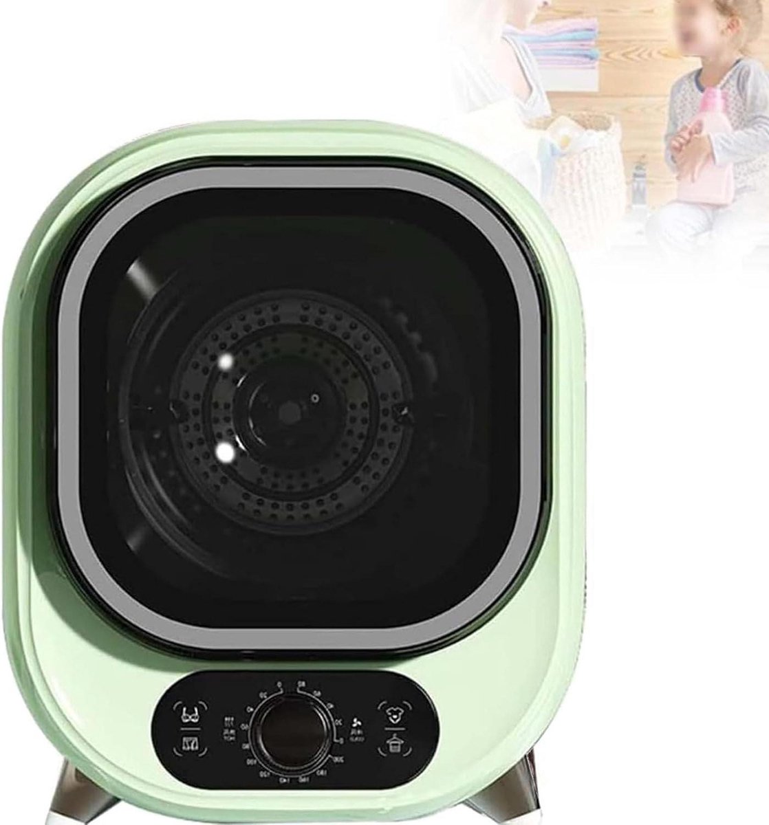 Compacte Wasdroger Mini Condensdroger Snel Kleding Drogen Stil & Energiezuinig 5 kg Capaciteit Wit
