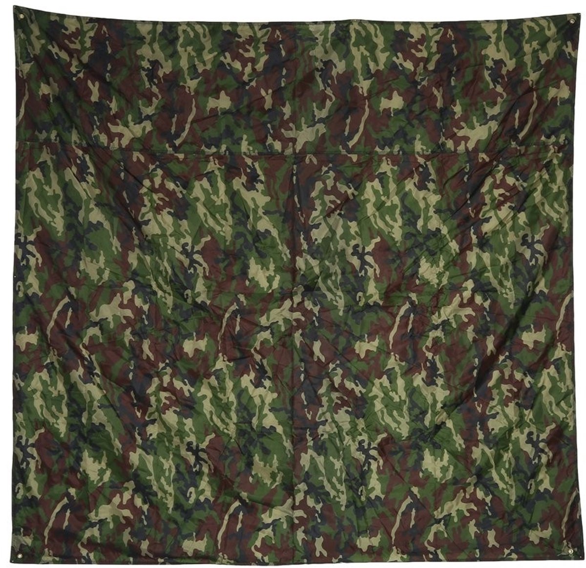 Dailygoods- Tarp Waterdicht - Camouflage Tentzeil - Draagbare Mat - Lichtgewicht Onderdak - 2 x 2 m - Hoge kwaliteit Nylonweefsel - Tent