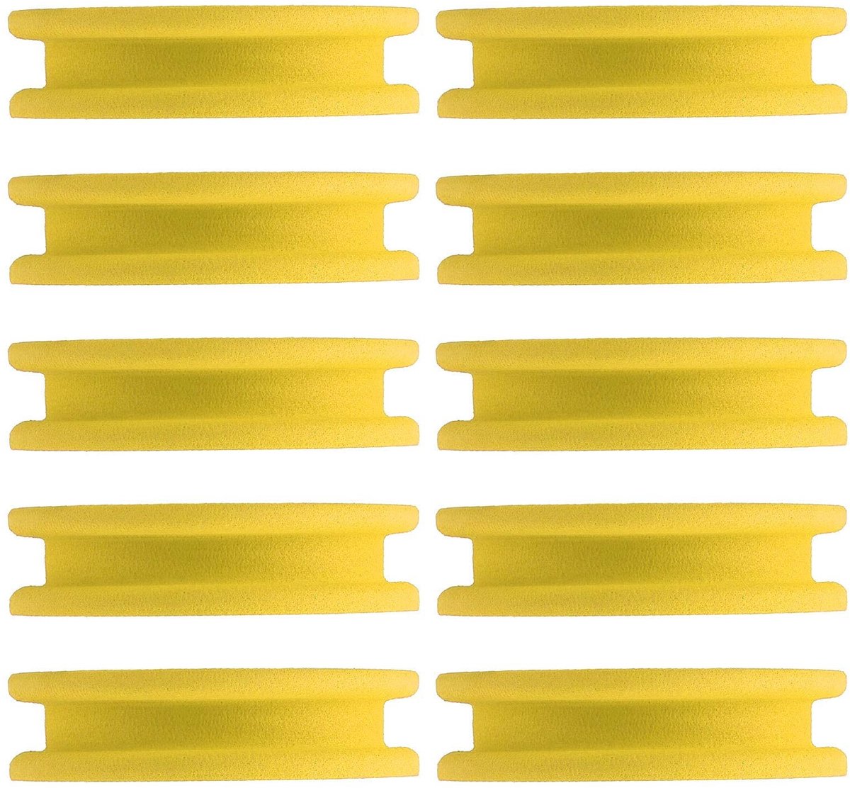 Dailygoods- Schuimspoelen 10 Stks - Kronkelende Platen - Vislijn Wikkeling - Duurzaam Schuim - Lichtgewicht - Slijtvast en Praktisch - Vislijnhouder