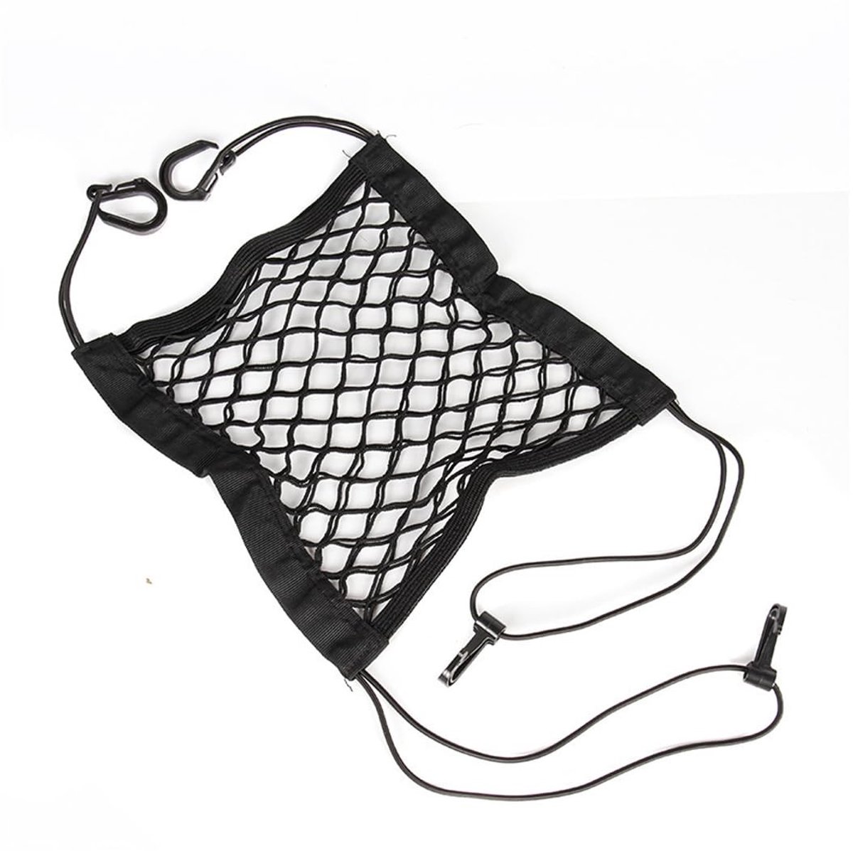 Dailygoods- Veiligheidsnet Auto - Uitbreidbare Opberger - Achterbank Net - Kofferbak Net - Versterkt Huisdiervak - Duurzaam Nylon - Opbergnet