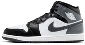 Nike Air Jordan 1 Mid - Zwart Grijs - Maat 47.5 - Doos zonder deksel