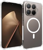 Coque Coverup - Convient pour Xiaomi 17T Pro - Coque arrière Coverup TPU avec coins AirBag - Compatible MagSafe - Transparent