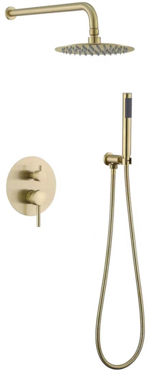 LINEA UNO - Roska - Goud - Doucheset inbouw - - 201388