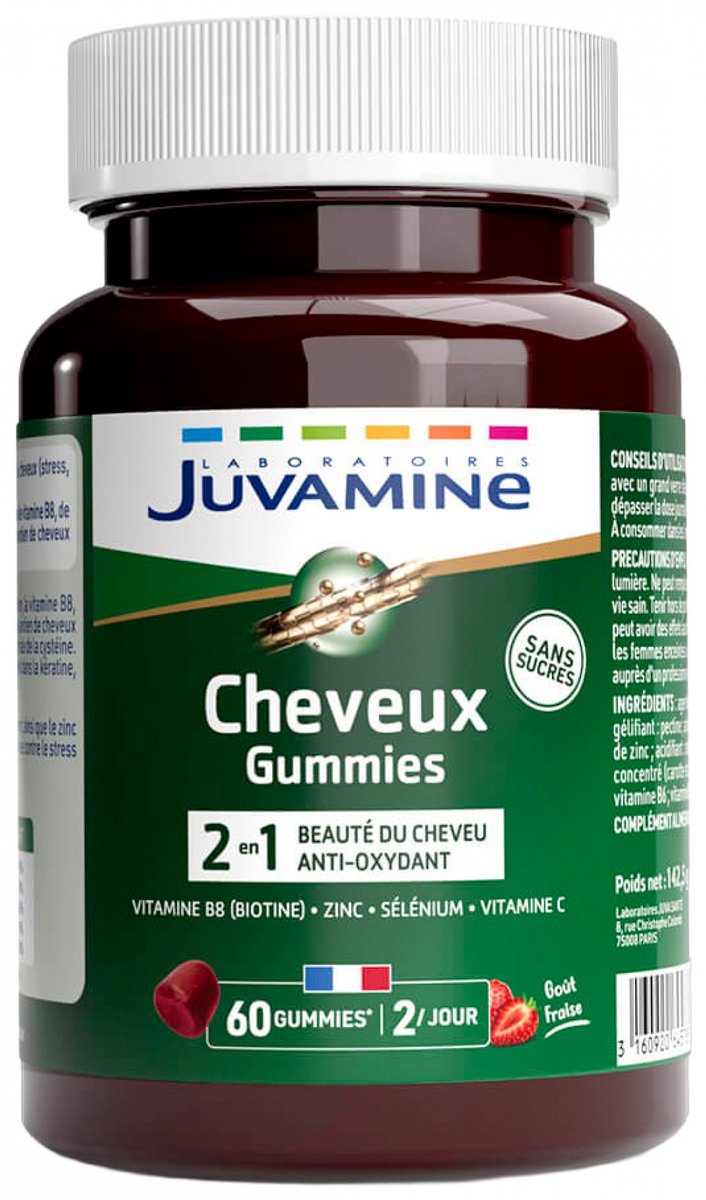 Juvamine Haar 2in1 60 Gummies