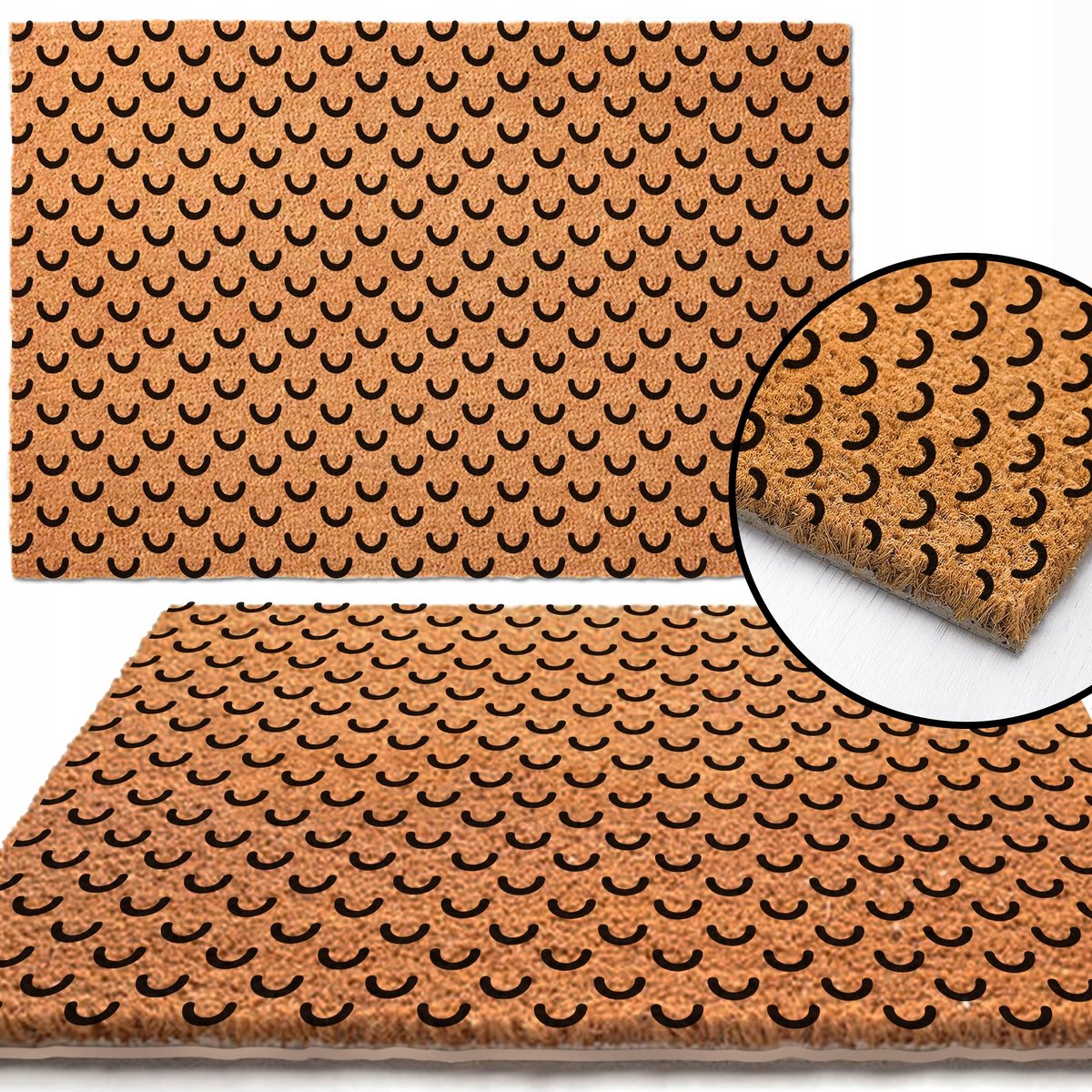 Kokosmat Deurmat 40x60cm - Diverse patronen