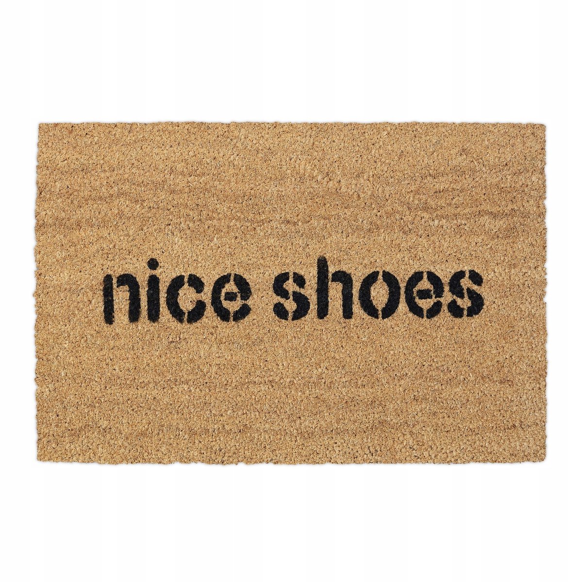 Kokosmat Deurmat 'Nice Shoes' 60x40cm - Natuurlijk en Duurzaam