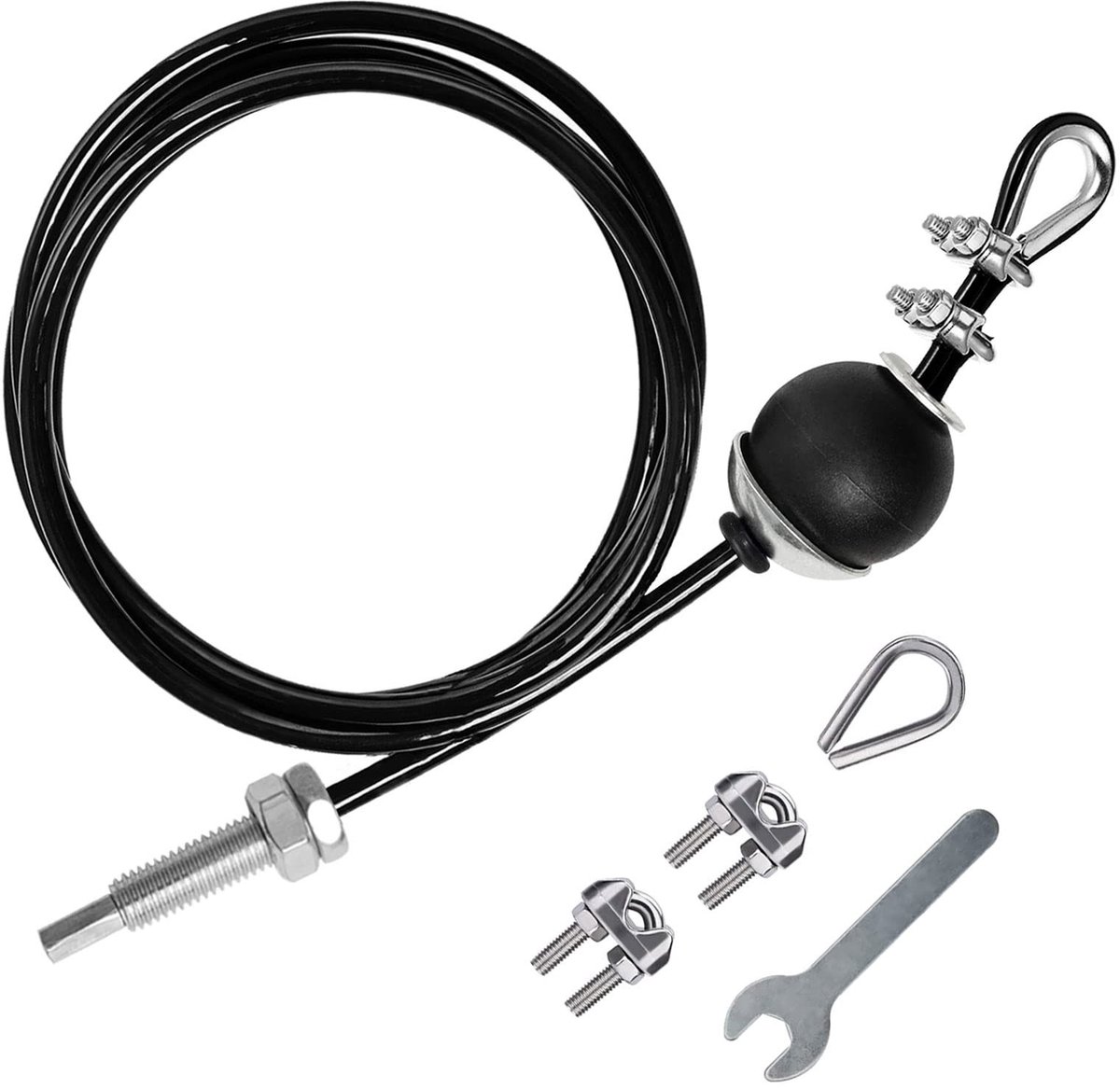 Dailygoods- Gym Kabel Heavy-duty - Fitness Pulley - Roestvrij Staal - 3M Verstelbaar - Veiligheidsontwerp - Geschikt voor Thuisgym