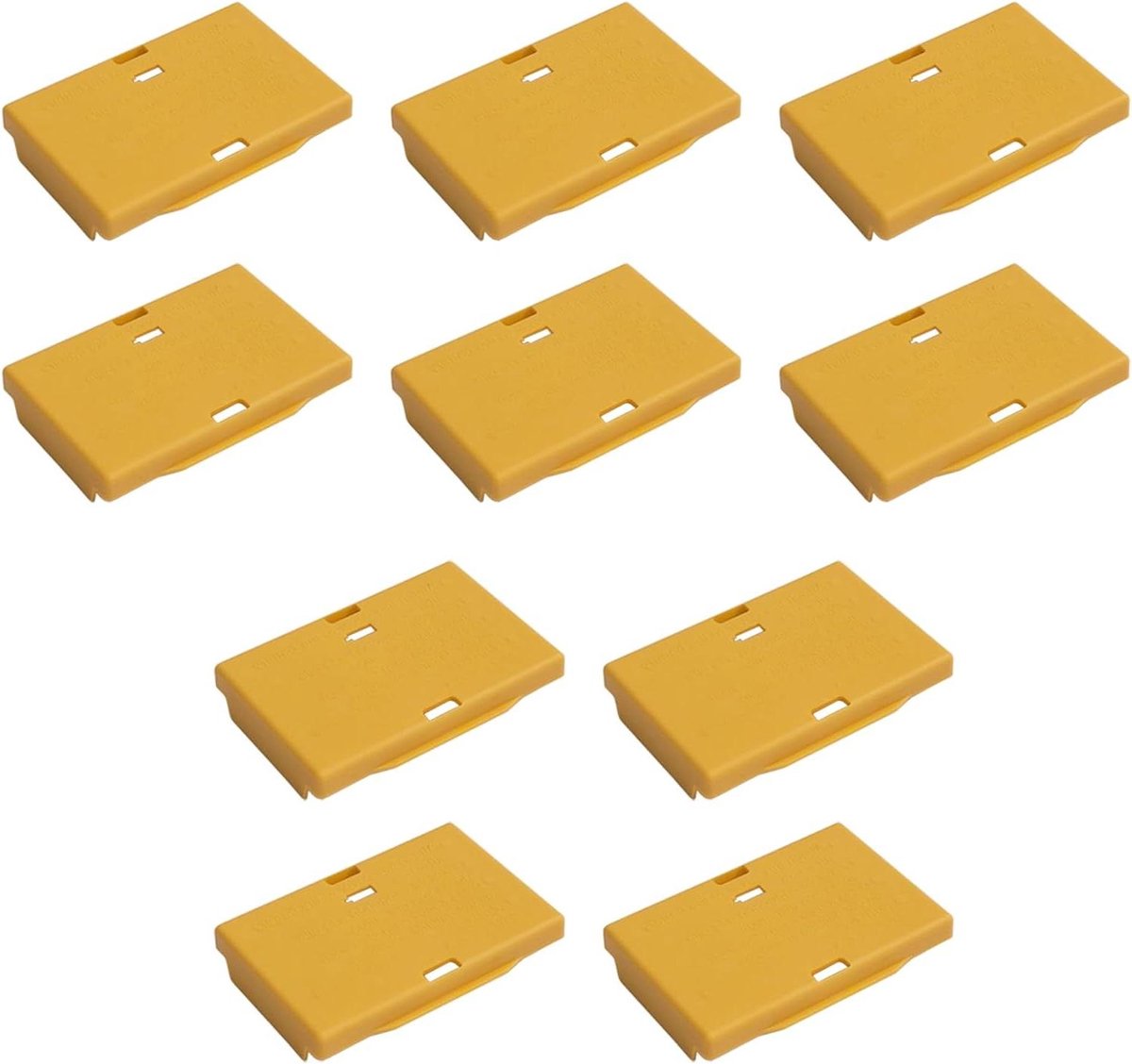 Batterij Beschermhoesjes - Accu Covers - Camera Onderhoud - Duurzaam Materiaal - 10 Stuks - Zwart
