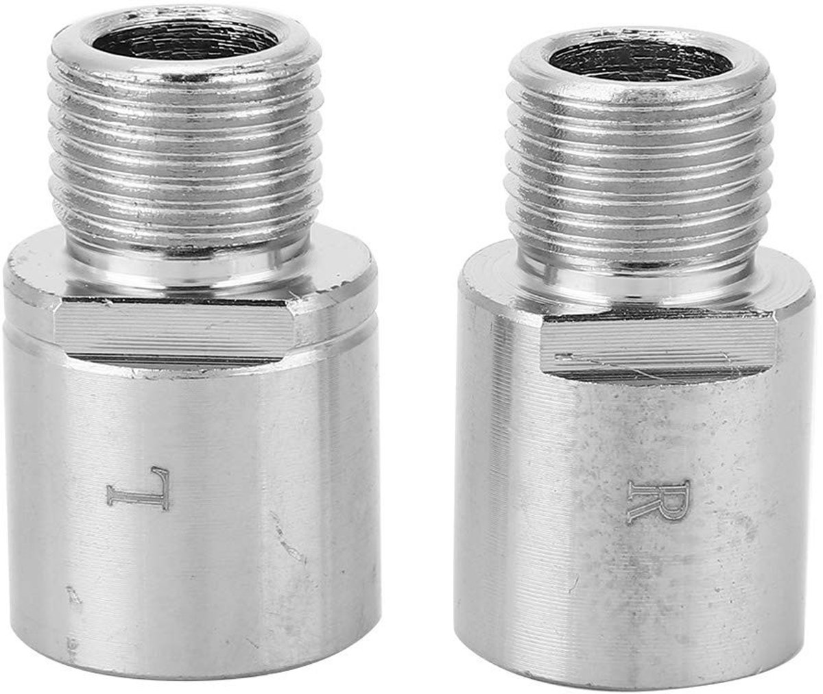 JHUBERS- Pedaalverlengers Stalen - 1 Paar - Fiets/Spacers - 9/16 Inch - Geschikt voor BMX/Cruiser - Hoogwaardige Kwaliteit - Fietsverlengers