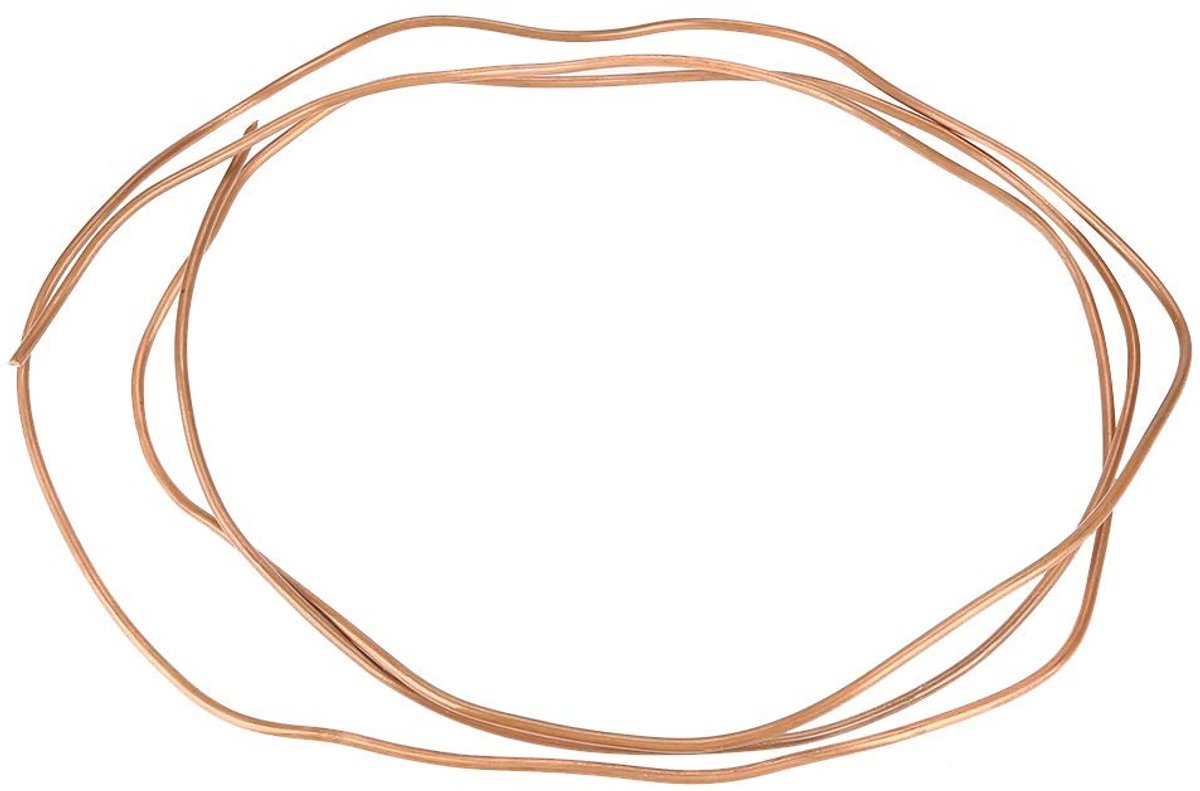 JHUBERS - Zachte Koperen Buis - 2M lange buis - OD 3mm en ID 2mm - voor Koeling en Sanitair - duurzaam materiaal - perfecte pasvorm - geschikt voor...