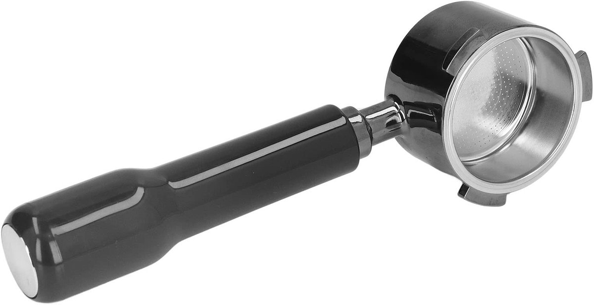 BRENZOOS- Portafilter Bodemloos - Vervanging voor Espresso Machine - 3 Oren - Handvat - Geschikt voor ECP3420/685/680 - Espresso Filter