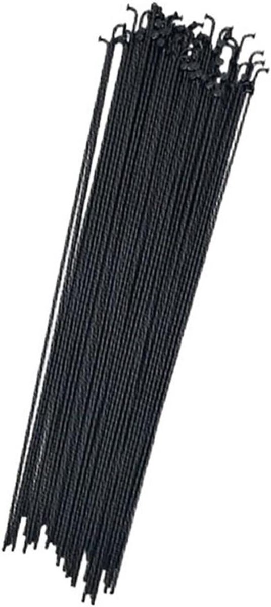 Fiets spaken - Reserve spaken - Fiets reparatie - Roestbestendig metaal - 38 stuks - Zwart