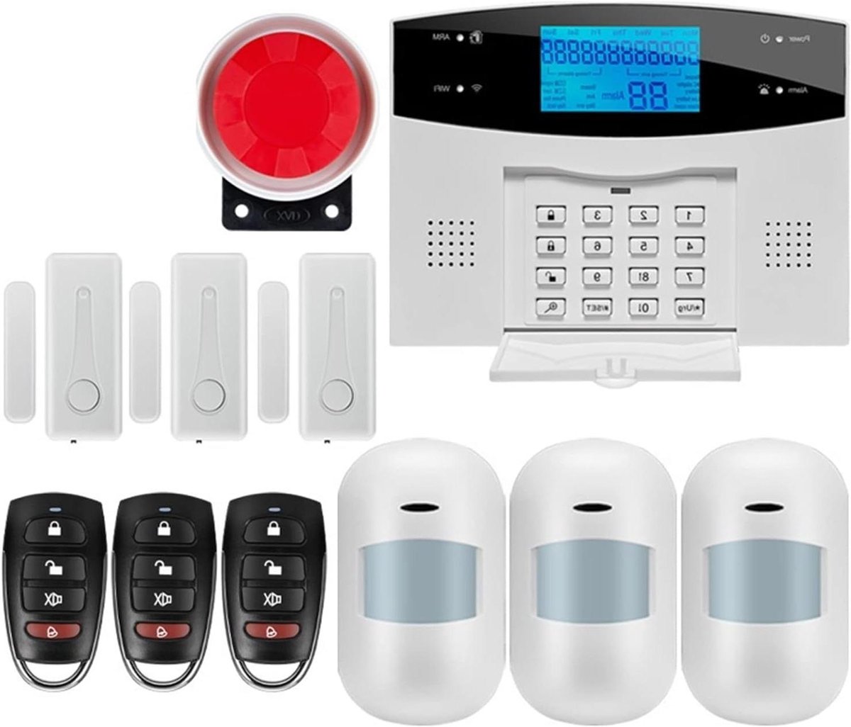 Home Alarmsysteem - Beveiligingssysteem App - Huis Beveiligen - GSM PSTN Connectiviteit - 99 Zones - Wit