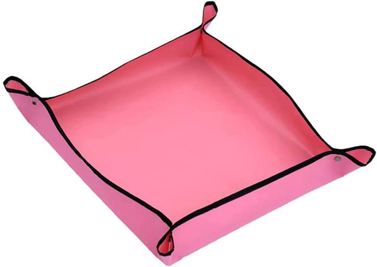 Planten Verpot Mat - Tuinieren Tafelkleed - Binnen Tuinieren - Waterdicht & Opvouwbaar - 100x100cm - Roze