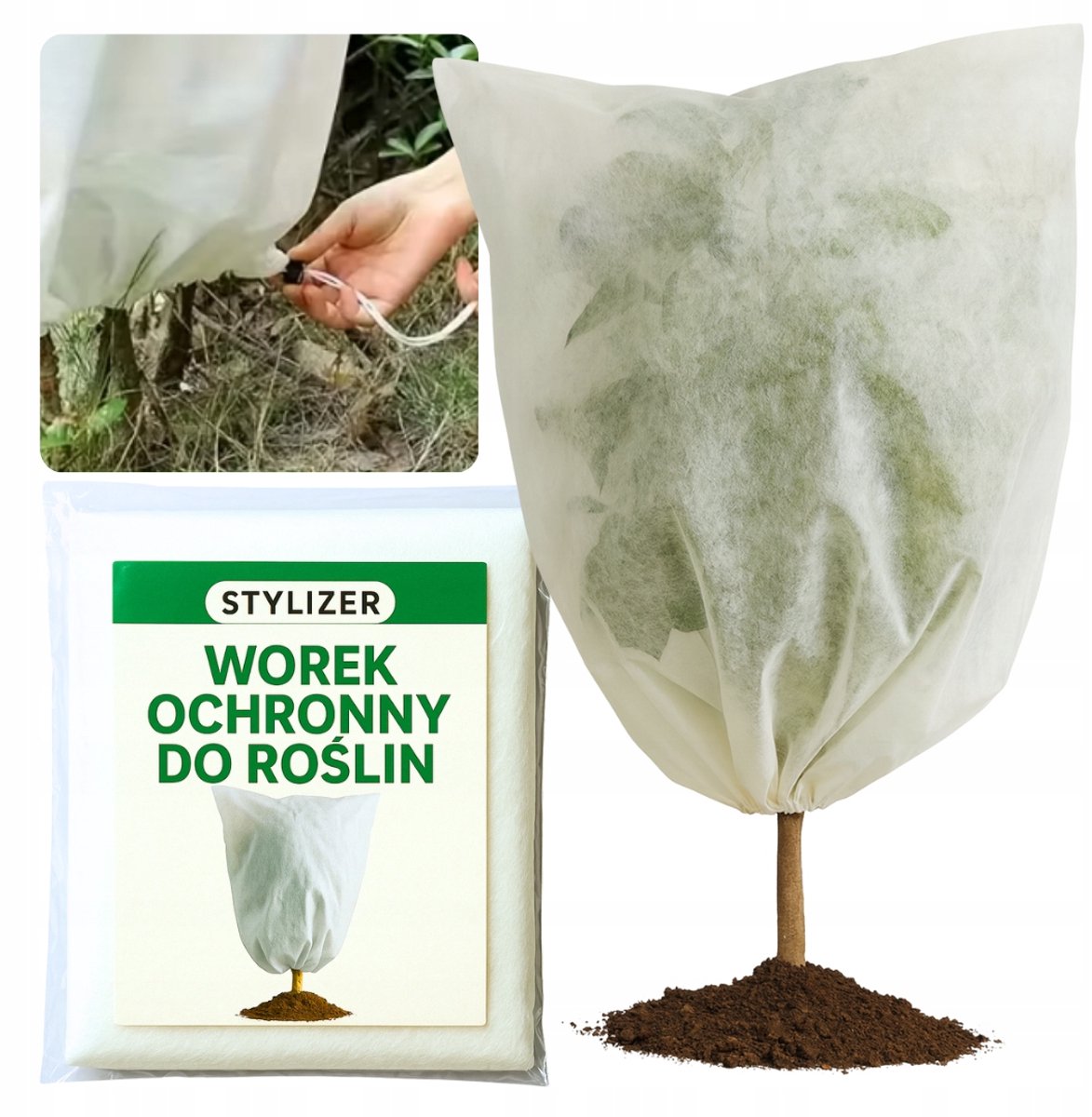 Beschermhoes voor planten 60x80cm - Winterbescherming tegen vorst
