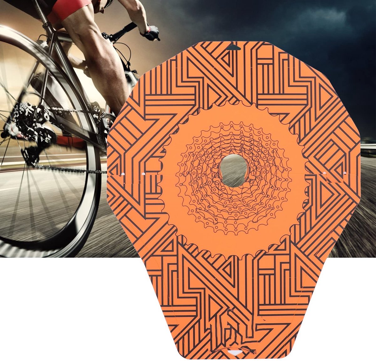 Dailygoods- Schijfremhoes - 2 Stuks - Olievlekpreventie - Warmtebestendig - Geschikt voor Mountainbike/Racefiets - Lichtgewicht PP Materiaal - Remhoes