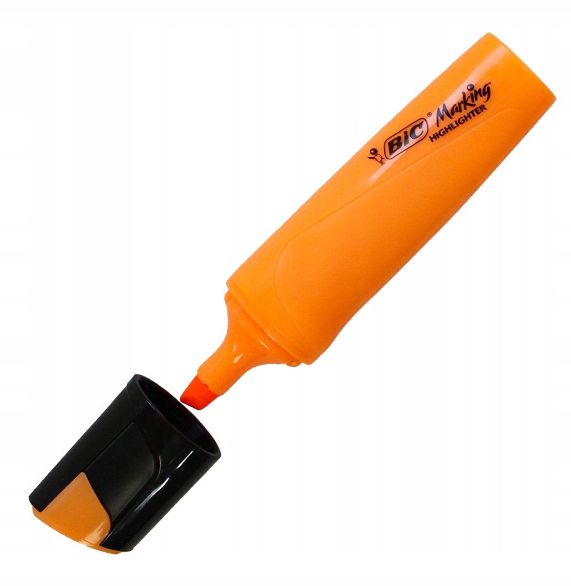 BIC Markeerstift Oranje - Sneldrogend & Levendige Kleuren