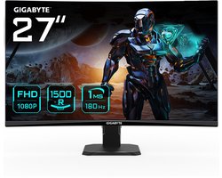 Gigabyte GS27FC - Curved Full HD LCD Gaming Monitor - 180Hz - 27 inch