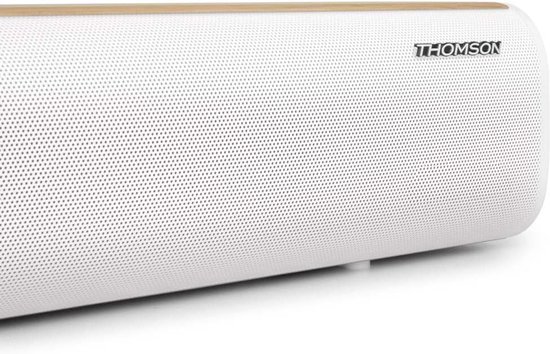 Soundbar - Muziekbox - Film Geluid Verbeteren - 200W Vermogen - 85.5 cm - Wit Hout — afbeelding 5
