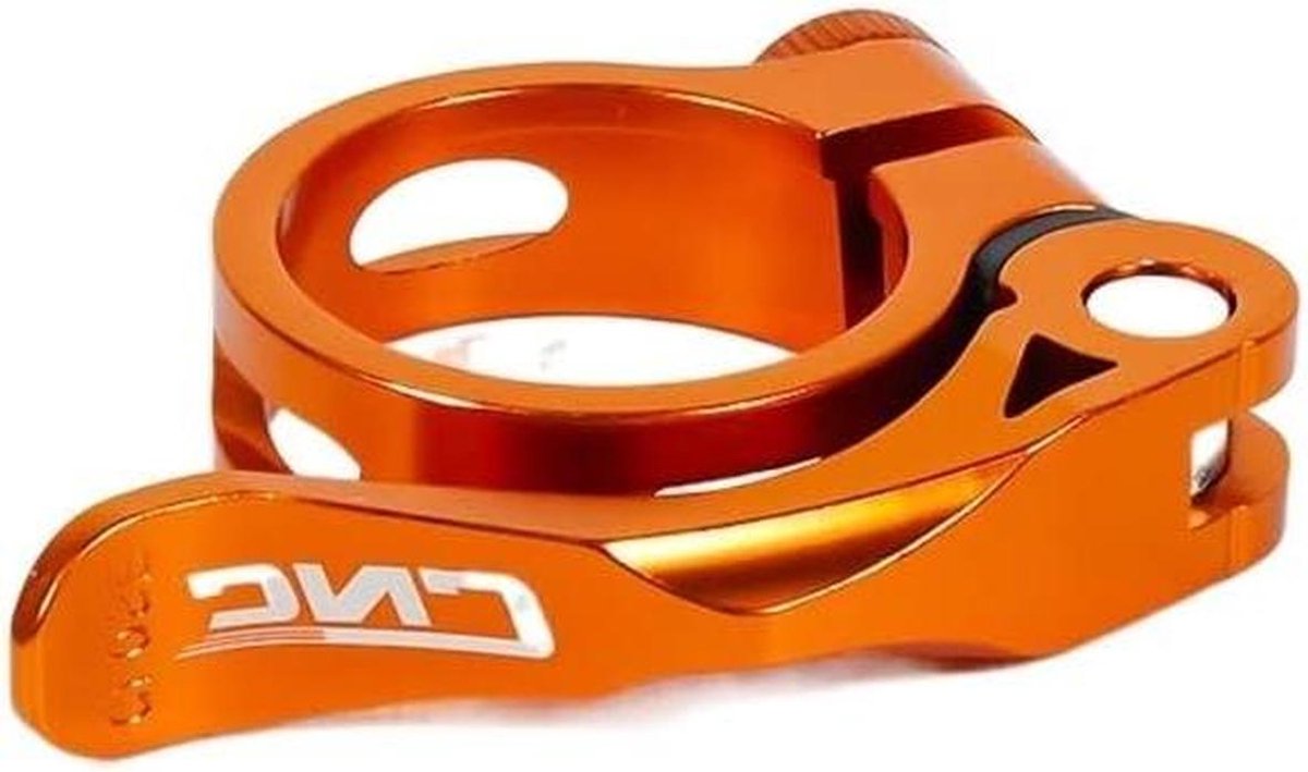Fiets Zadelklem - Zadelpenklem - Veilig Fietsen - Lichtgewicht Aluminium - 34.9mm - Groen