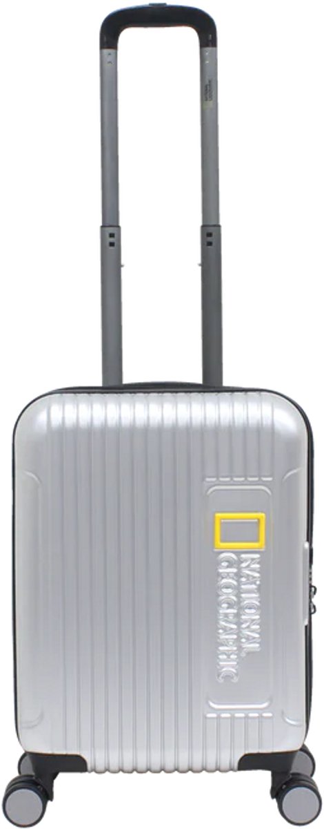 National Geographic Handbagage Harde Koffer / Trolley / Reiskoffer - 55 cm (Small) - Canyon - Zilver - Zilver / Small