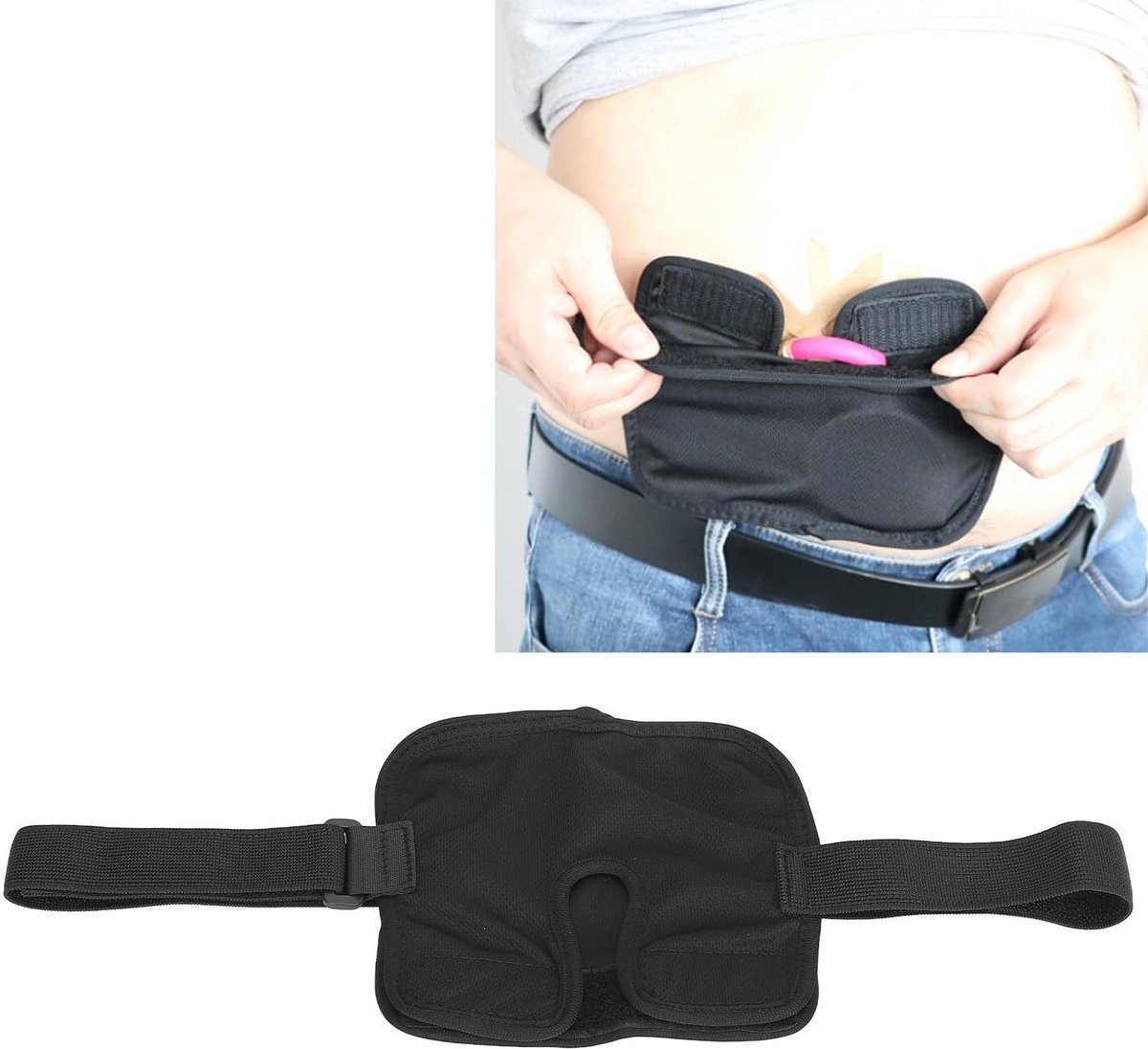 Dailygoods- Buikdialyse Riem - Peritoneale Dialyse Gordel - Elastische Band - Verborgen Katheter - Ademend Ontwerp - Universele Maat - Dialysegordel