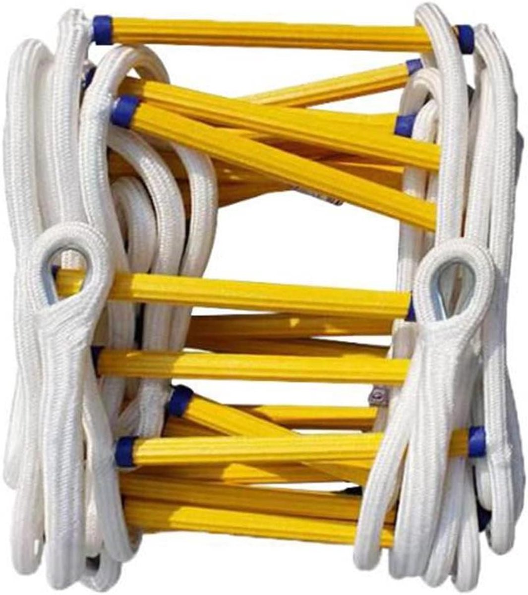 Noodladder - Reddingsladder - Veilig Ontsnappen - Versterkte Sporten - 10 Meter - Zwart