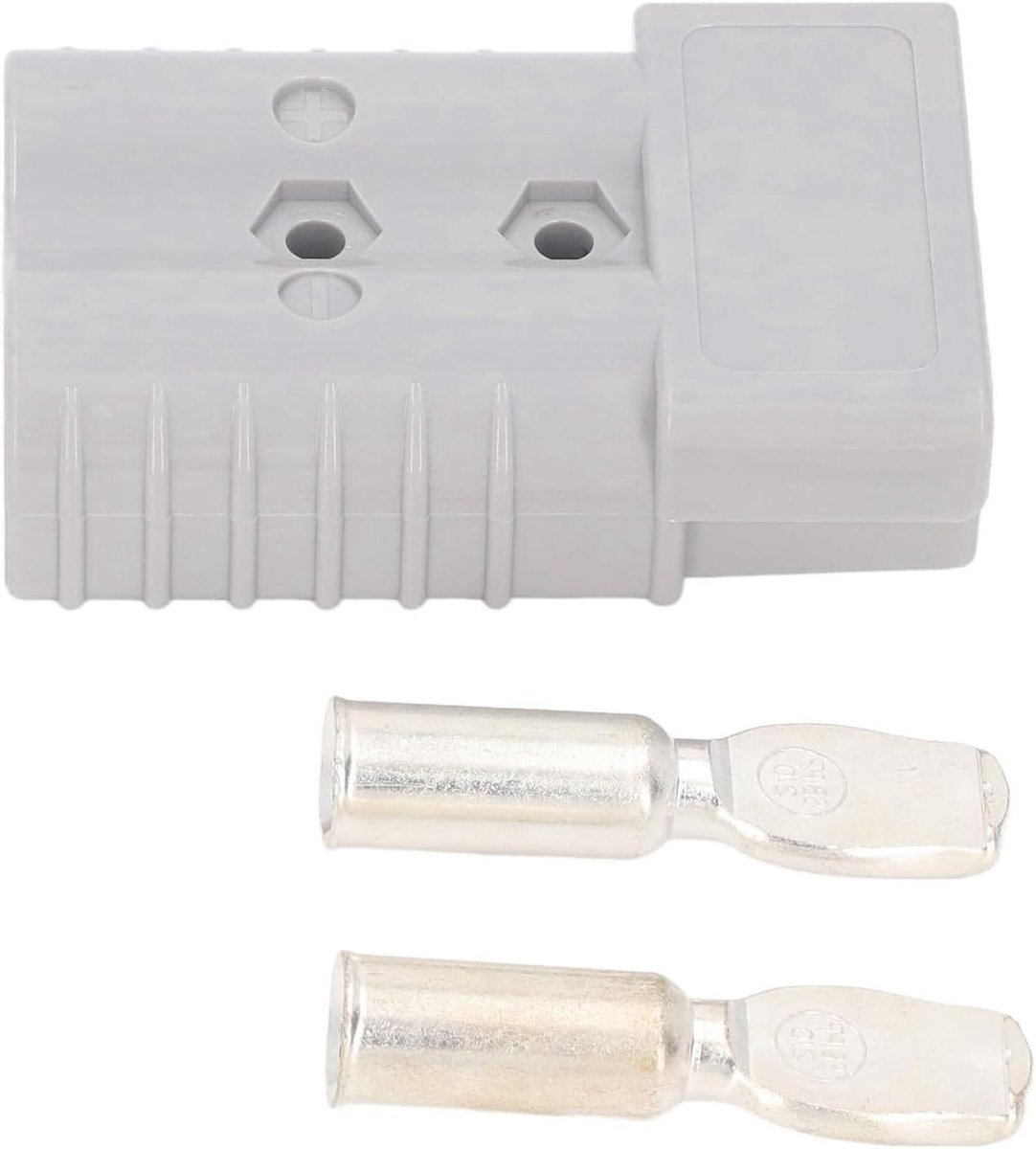 Batterij Snelkoppeling - Stroom Connector - Elektrisch Vervoer - Hoge Geleidbaarheid - 350 Ampere - Grijs