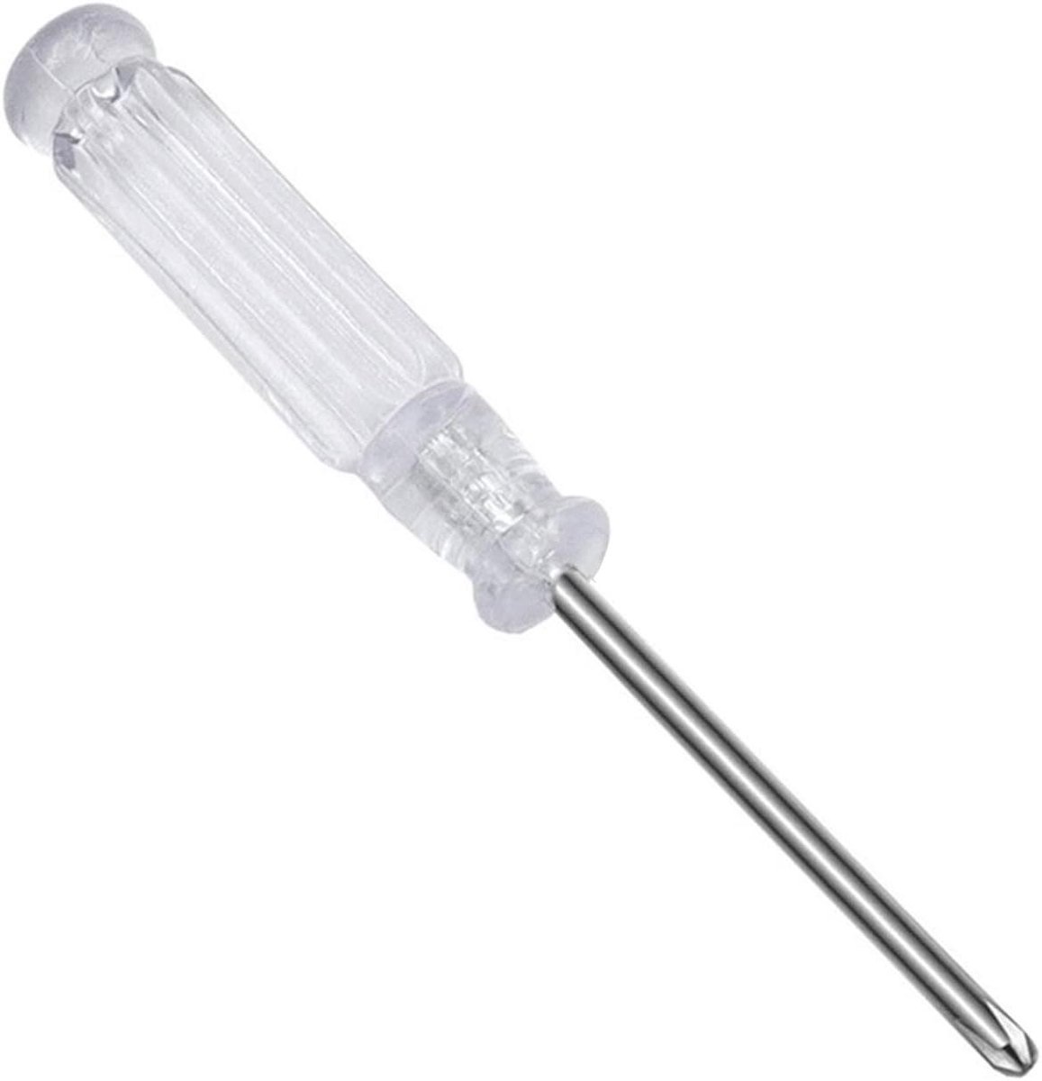 Schroevendraaierset - Handgereedschap set - Huishoudelijke reparaties - Ergonomische grip - 95 mm lengte - Transparant
