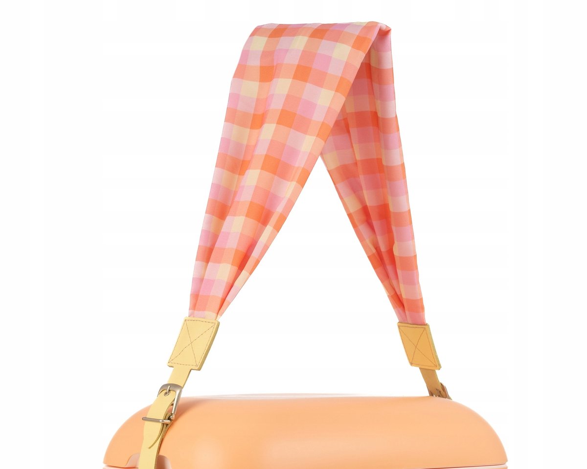Polarbox POP Vichy Amarillo Geel Textiel Koelbox Riem 9420